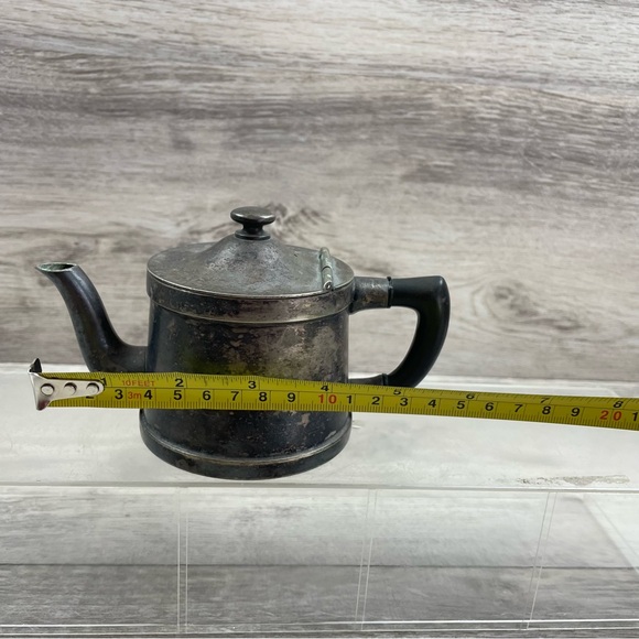 Antique 1 Cup Tea Pot w/ Hinged Lid by Benedict Indestructo E.P.N.S.B.M.M. #1354 - Picture 8 of 8